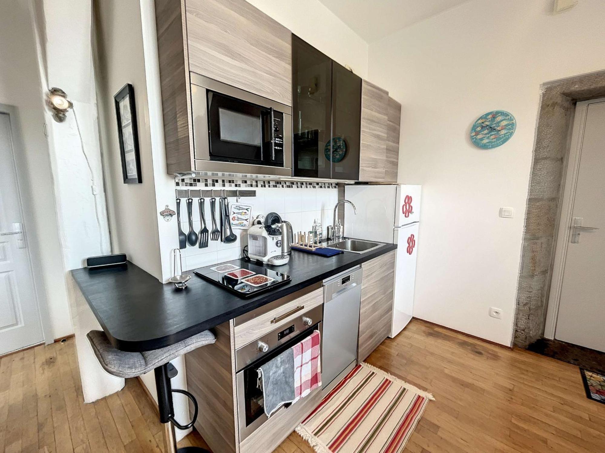 Appartement Cosy, 200M Plage, Parking Prive, Wifi - Fr-1-361-18 Granville Kültér fotó